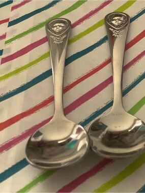 Unbranded Stainless Steel Silver Serving Spoons - Set of 2